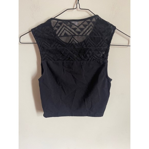Garage Aztec Mesh Crop Tank Sz S - Picture 4 of 6